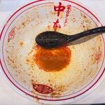 蒙古タンメン中本 - 美味しくて、スープまで完食です！！