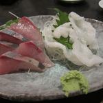 居酒屋 鳥きん - カンパチ？＋タコ2013/12