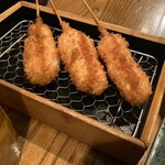 串揚げ とろろ鍋 華金 - 