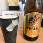 麺屋 彩未 - キンキンに冷えた陶器グラス