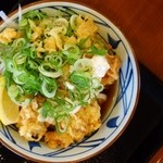 丸亀製麺 - タル鶏天うどん