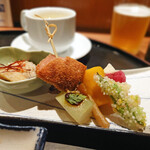稲繁 - 旬の幸御膳の「前菜盛り」