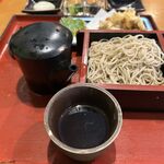三崎庵 - そば湯