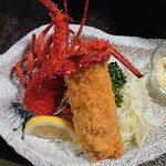 政右ヱ門 - 房州海老のフライ　新鮮な素材でプリップリ♪　最高に美味い♪