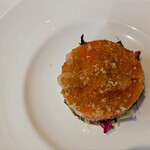 ラ・ターブル・オ・ジャポン - ワサビ風味のサーモンのパヴェ