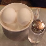 珈琲 王城 - モーニングセット内のゆでたまご