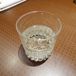 Touya - 飛露喜　特別純米　豪快なグラスです^^;