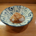 小判寿司 - 烏賊の腑腸和え。