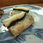 小判寿司 - 肉厚の穴子の白焼。