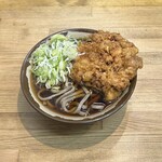 芽衣や - 料理写真:太そばの並盛りと特大イカゲソ