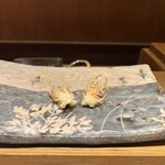 天ぷら 川原崎 - 海老の頭