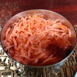 こく一番 ラーメン みどりや - 紅しょうが