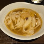 牛幸 本店 - 〆の饂飩