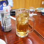 司 - 芋焼酎ウーロン茶割り