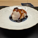 徳ㇵ本也 - 河豚の白子炭焼き 梅干しの甘辛タレ