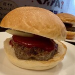 ほそやのサンド - ほそやのハンバーガー ٩(๑❛ᴗ❛๑)۶