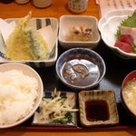 お食事処きじま - 刺身天ぷら定食　９８０円