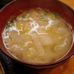 お食事処きじま - 野菜たっぷりの味噌汁