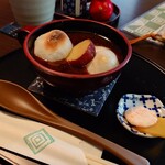 老舗くさは餅本舗 本店 - 【期間限定】焼き芋ぜんざい