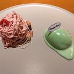 ノーザンテラスダイナー - 苺とあんこのモンブラン仕立てwithハーゲンダッツ
