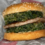 ドムドムハンバーガー - 料理写真:春菊かき揚げバーガー