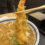 うどん 兎麦 - ✅えび天カレーうどん¥1.030
      　※大盛り1.5玉無料♪
