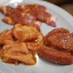 炭火焼肉ホルモンさわいし - タン元、ギアラ、カシラ