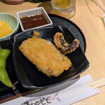 まぐろ一筋みやもと - 黒はんぺんフライ/イカ唐揚げ