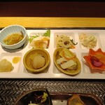 窯焼和牛ステーキと京のおばんざい 市場小路 - おばんざい８種