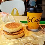 マクドナルド - ドリンク写真:ソーセージマフィンコンビ：240円