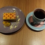 テーブルテラス - オレンジチョコレートムースのセット600円