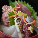 お料理 とみやま - 本日の海鮮丼御膳