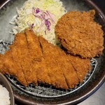 とんかつ にいむら - ロース&メンチ