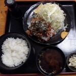 八戒 - おろし納豆とんかつヒレ定食2350
