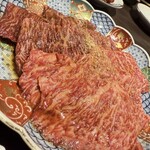 京焼肉 京之介 - 盛り合わせ二種（ハラミ・カルビ）