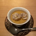 にかい笹木 - 白子の茶碗蒸し