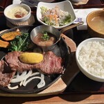 茶屋草木万里野 前橋店 - お肉のランチ(100g)〜ごはん小盛り