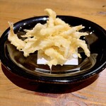 手打ちそば やっ古 - 白魚の天ぷら