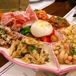 トラットリア ブカ マッシモ - 前菜盛り合わせ