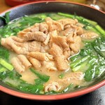 さかえや 本店 - にらもつラーメン（味噌）