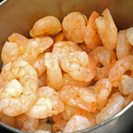 フォーシーズン - 一番人気のナポリタンにも登場する海老。新鮮でぷりっぷり。