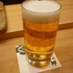 すし家 一柳 - 【ビール】で乾杯！2014/12