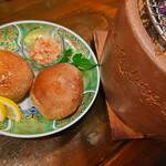 魚や 旬平 - 七輪焼き（特大どんこ椎茸）