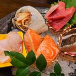 魚や 旬平 - 刺身盛り5種