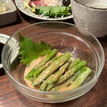 野崎酒店 - インゲン胡麻和え