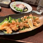 野崎酒店 - 鶏の天麩羅おろしポン酢