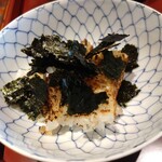 四間道 とりう - おこげ、海苔ご飯