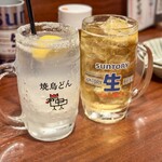 焼鳥どん - シャリ生レモンとハイボール