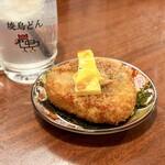 焼鳥どん - 罪深い 炙りバター揚げおにぎり