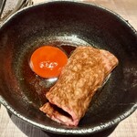 うし松 - 炙りすき焼き